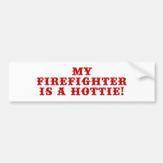 Pegatina Para Coche Mi bombero es un hottie