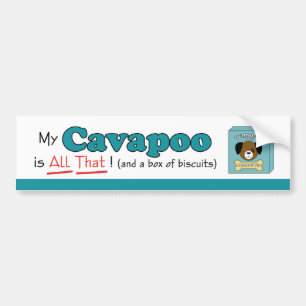 Pegatina Para Coche ¡Mi Cavapoo es todo el eso!