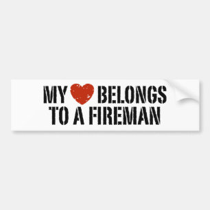Pegatina Para Coche Mi Corazón Fuego