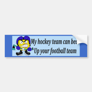 Pegatina Para Coche Mi equipo de hockey…