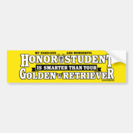 Pegatina Para Coche Mi fabulosa y maravillosa estudiante de honor es m