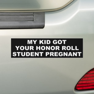 PEGATINA PARA COCHE MI HIJO CONTRA TU HIJO DE HONOR