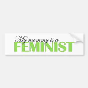 Pegatina Para Coche Mi mamá es una feminista