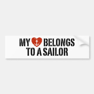 Pegatina Para Coche Mi marinero del corazón