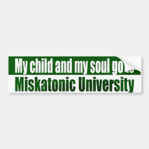 Pegatina Para Coche Mi niño va a Miskatonic