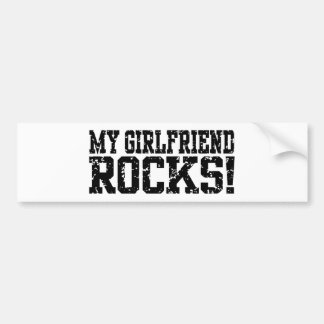 Pegatina Para Coche Mi Novia Rocks