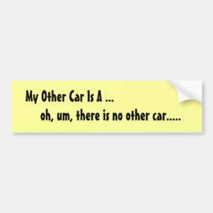 Pegatina Para Coche Mi otro coche es A…