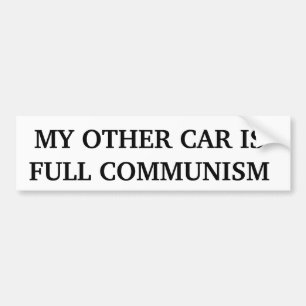 Pegatina Para Coche Mi otro coche es comunismo completo
