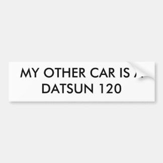 PEGATINA PARA COCHE MI OTRO COCHE ES DATSUN 120