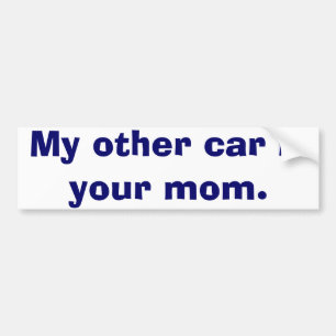 Pegatina Para Coche Mi otro coche es su mamá