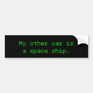 Pegatina Para Coche Mi Otro Coche Es Un Barco Espacial