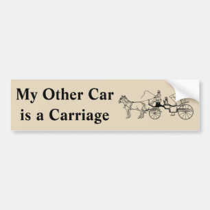 Pegatina Para Coche Mi otro coche es un carro
