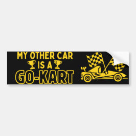 Pegatina Para Coche Mi Otro Coche Es Un GO-KART