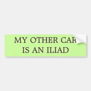 Pegatina Para Coche Mi otro coche es un Iliad