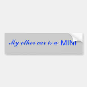 Pegatina Para Coche Mi otro coche es un MINI