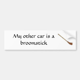 Pegatina Para Coche Mi otro coche es un palo de escoba