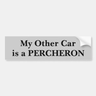 Pegatina Para Coche Mi otro coche es un Percheron