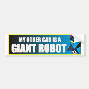 Pegatina Para Coche Mi otro coche es un robot gigante