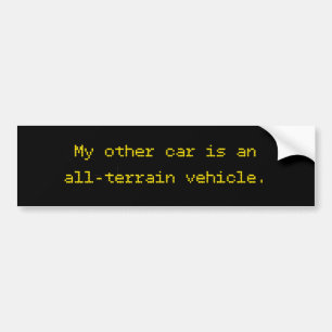 Pegatina Para Coche Mi Otro Coche Es Un Vehículo Todo Terreno