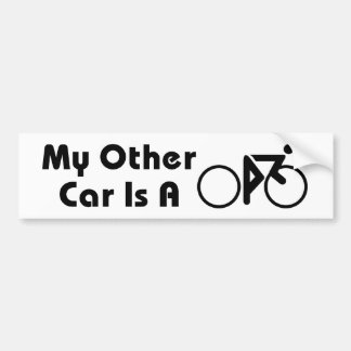 Pegatina Para Coche Mi otro coche es una bicicleta
