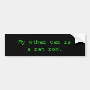 Pegatina Para Coche Mi Otro Coche Es Una Rata