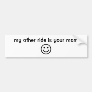 Pegatina Para Coche mi otro paseo es su mamá