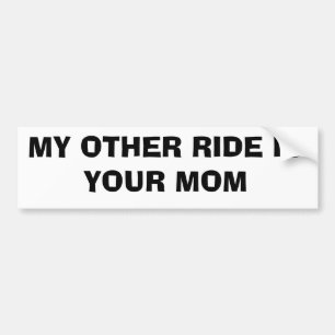 PEGATINA PARA COCHE MI OTRO PASEO ES SU MAMÁ