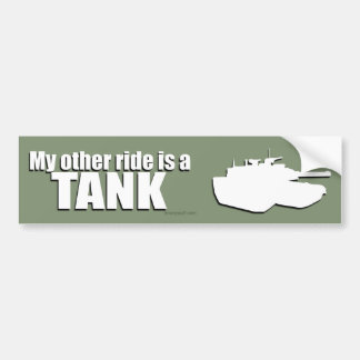 Pegatina Para Coche Mi otro paseo es un TANQUE