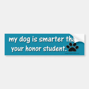 Pegatina Para Coche Mi perro es más elegante que….