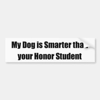 Pegatina Para Coche Mi perro es más elegante que su estudiante del