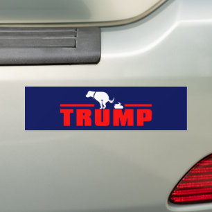 Pegatina Para Coche Mi perro odia a Trump Anti-Trump