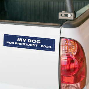 Pegatina Para Coche Mi Perro Para Las Divertidas Elecciones Presidenci