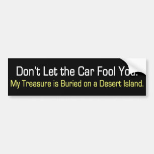 Pegatina Para Coche Mi tesoro Bumpersticker