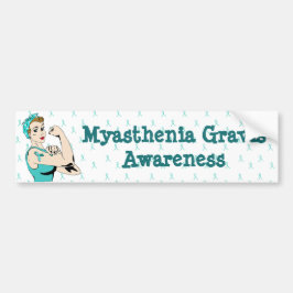 Pegatina Para Coche Miastenia Gravis Awareness Bumper Sticker