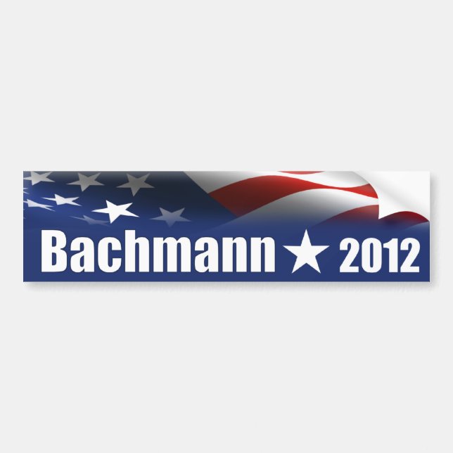 Pegatina Para Coche Micaela Bachmann para el presidente (Frente)