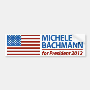 Pegatina Para Coche Micaela Bachmann para el presidente 2012