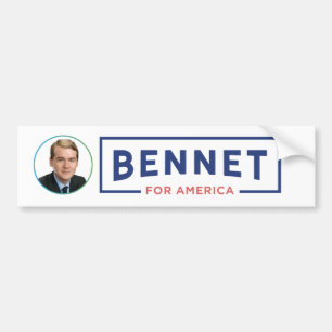 Pegatina Para Coche Michael Bennet para Presidente 2020