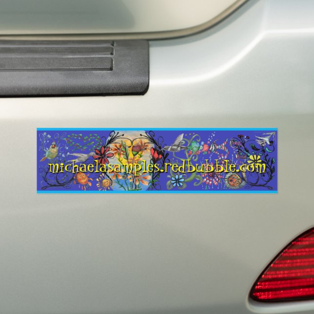 Pegatina Para Coche michaelasamples.redbubble Bumper Sticker (en coche)