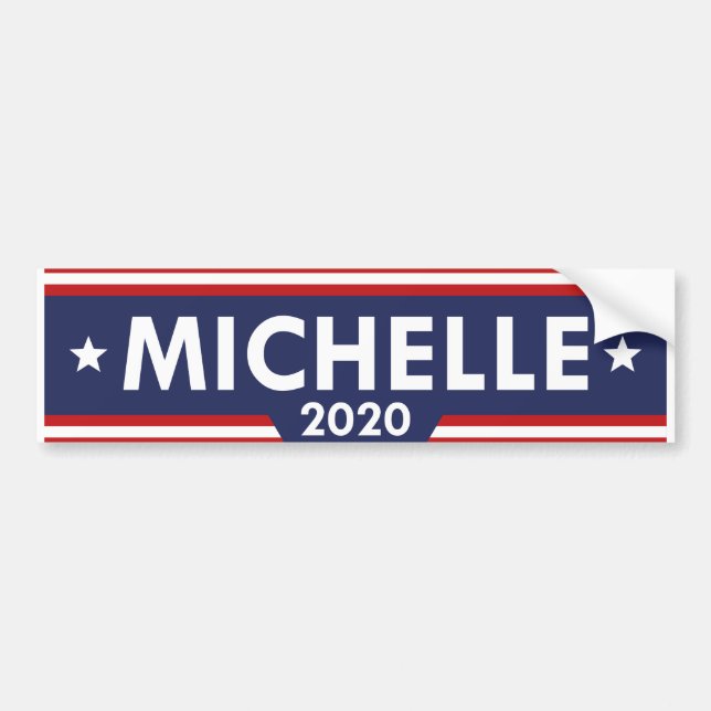 Pegatina Para Coche Michelle Obama 2020 (Frente)