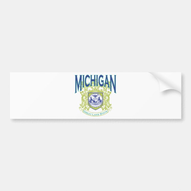 Pegatina Para Coche Michigan (Frente)