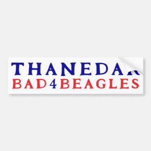 Pegatina Para Coche Michigan Dem Bad 4 Beagles hambrientos perros Than