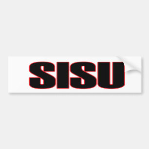 Pegatina Para Coche Michigan Yooper Sisu Bumper Sticker