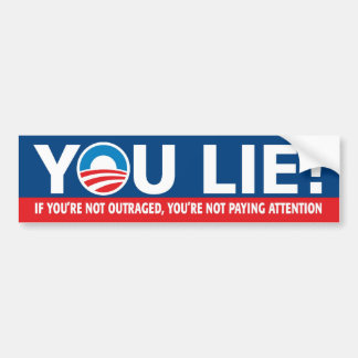Pegatina Para Coche ¡MIENTE! Nobama Bumper Sticker