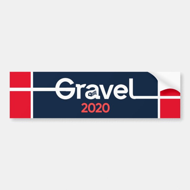 Pegatina Para Coche Mike Gravel 2020 (Frente)