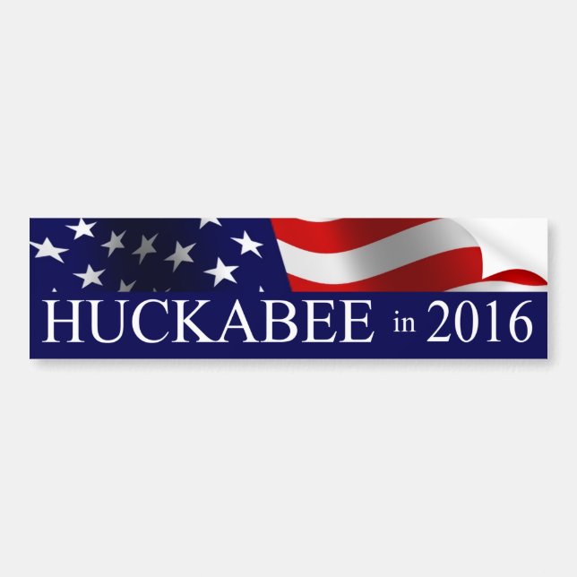 Pegatina Para Coche Mike Huckabee Presidente en 2016 (Frente)