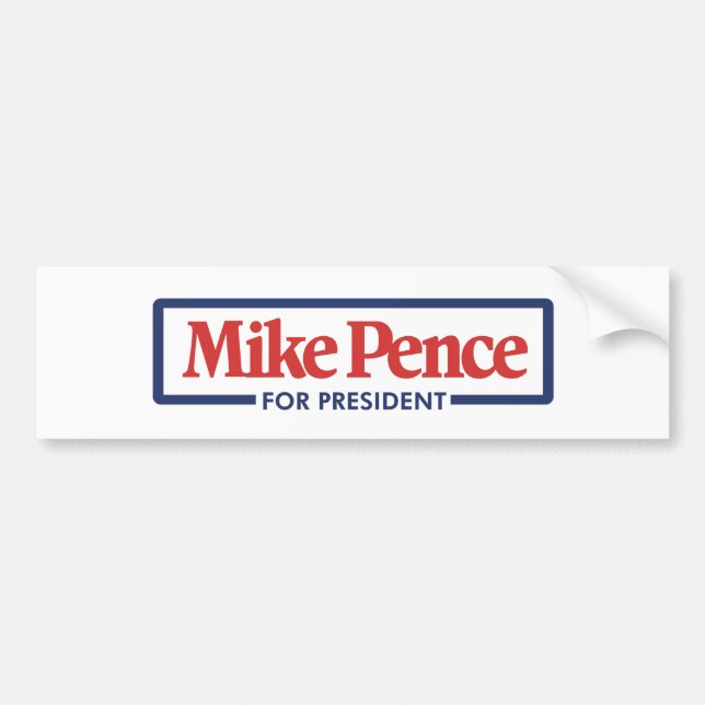 Pegatina Para Coche Mike Pence para presidente 2024 (Frente)