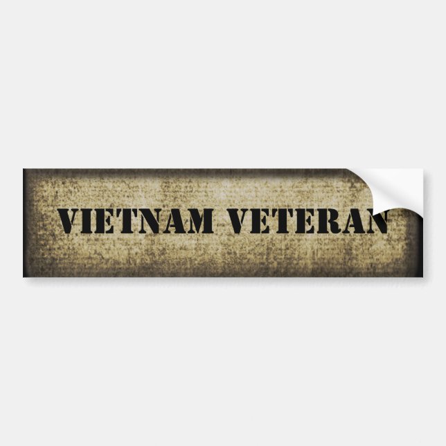 Pegatina Para Coche Militares del veterano de Vietnam (Frente)