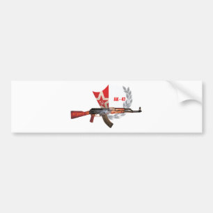 PEGATINA PARA COCHE MILITARES RAROS DEL ARMA DEL KALASHNIKOV DEL