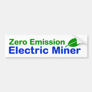 Pegatina Para Coche Minero eléctrico de cero emisiones de bitcoin