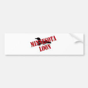 Pegatina Para Coche Minesota Loon
